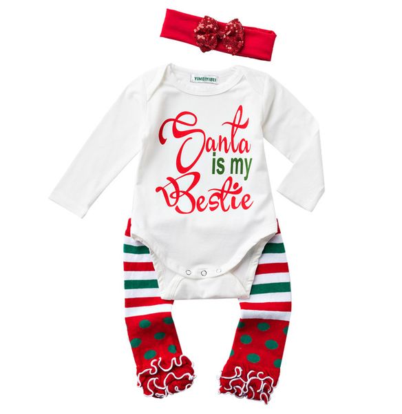 newborn baby christmas 3pcs baby xmas clothing set baby girls long sleeve romper leg warmer headband gift clothes set, White
newborn baby christmas 3pcs baby xmas clothing set baby girls long sleeve romper leg warmer headband gift clothes set, White