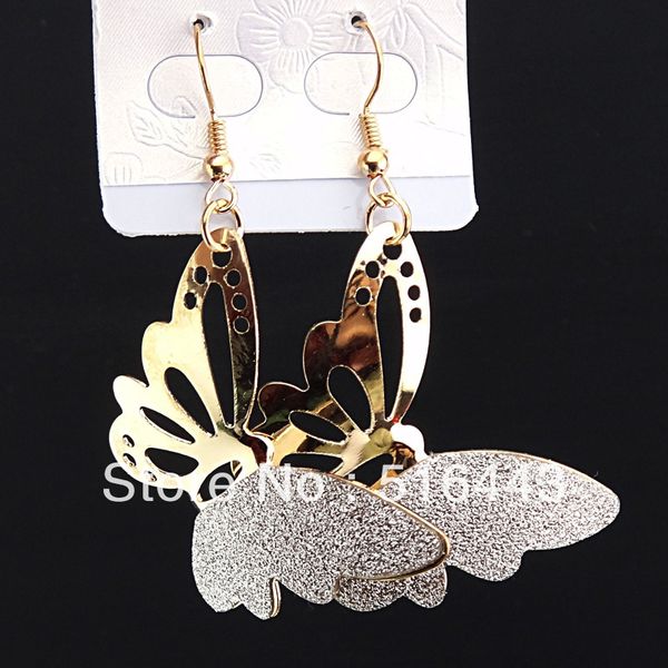 selling 12pairs gold p frosted fashion beauty loverly butterfly womens drop earrings wholesale jewelry lots party a-927, Silver
selling 12pairs gold p frosted fashion beauty loverly butterfly womens drop earrings wholesale jewelry lots party a-927, Silver