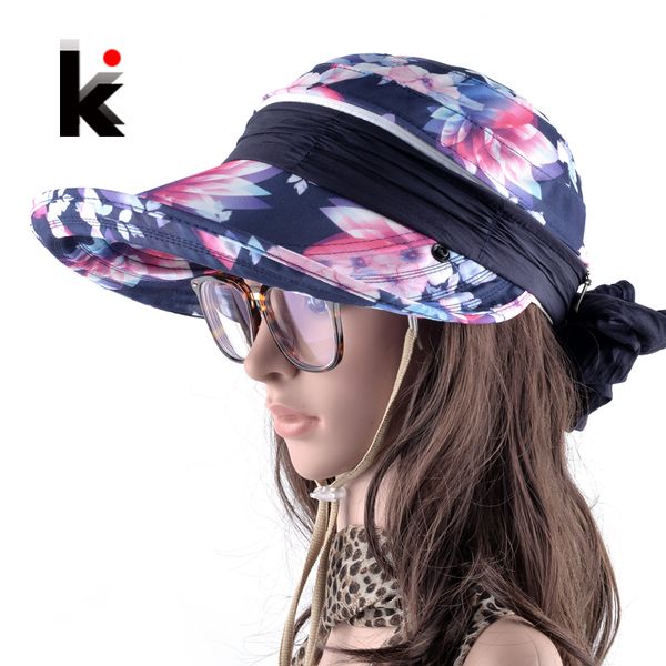 wholesale- women's outdoors foldable anti-uv wide brim sun hat chapeu feminino adjustable summer visor beach cap girls with neck protec, Blue;gray
wholesale- women's outdoors foldable anti-uv wide brim sun hat chapeu feminino adjustable summer visor beach cap girls with neck protec, Blue;gray