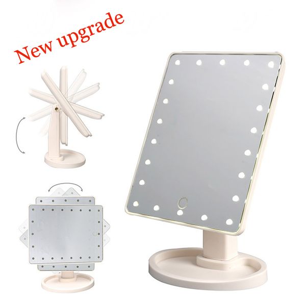 new upgrade led make up mirror 360 degree rotation touch screen cosmetic mirror folding portable compact pocket with 16/22 led lights makeup
new upgrade led make up mirror 360 degree rotation touch screen cosmetic mirror folding portable compact pocket with 16/22 led lights makeup