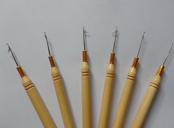 hook needles hook pulling needle with wooden bar hair extension pulling needle for hair extensions products, Silver
hook needles hook pulling needle with wooden bar hair extension pulling needle for hair extensions products, Silver