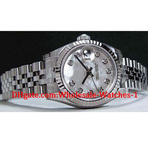new arrive luxury watches gift box wrist watch ladies whitegold-ss pearl diamond 179174, Slivery;brown
new arrive luxury watches gift box wrist watch ladies whitegold-ss pearl diamond 179174, Slivery;brown