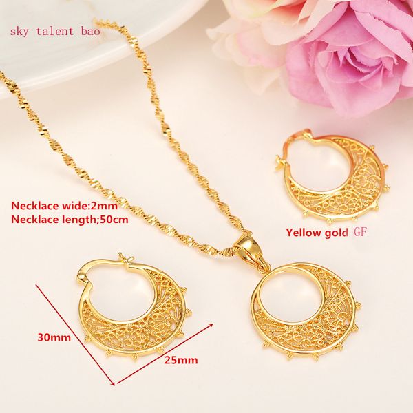 small size ethiopian set jewelry necklace earrings kids 24k real yellow solid gold gf eritrea habesha for girl africa sets, Silver
small size ethiopian set jewelry necklace earrings kids 24k real yellow solid gold gf eritrea habesha for girl africa sets, Silver