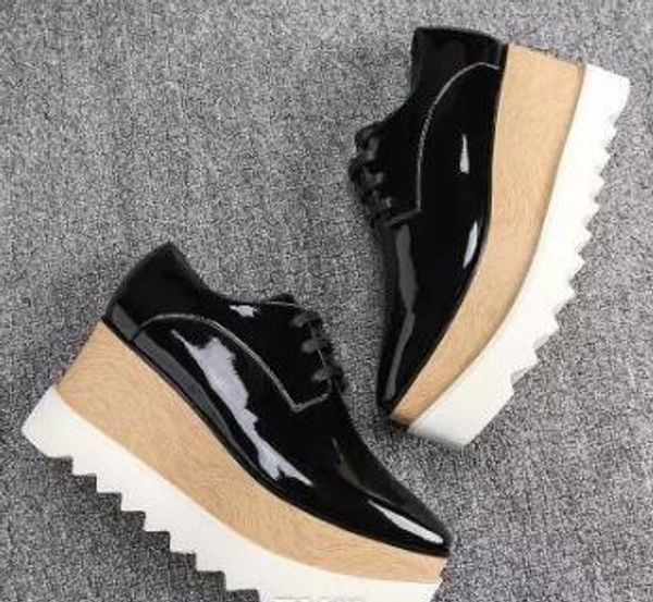 2017 new stella mccartney oxford shoes platform wedge platform women fashion elyse ing, Black
2017 new stella mccartney oxford shoes platform wedge platform women fashion elyse ing, Black