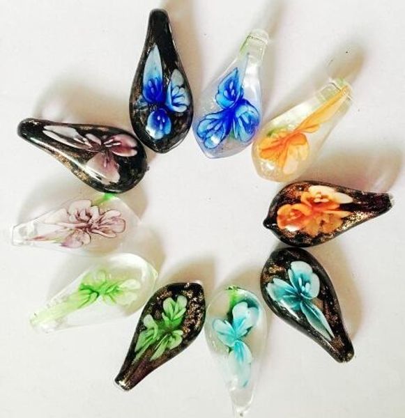 10pcs/lot multicolor murano lampwork glass pendants for diy craft fashion jewelry gift 35mm pg11, Silver
10pcs/lot multicolor murano lampwork glass pendants for diy craft fashion jewelry gift 35mm pg11, Silver