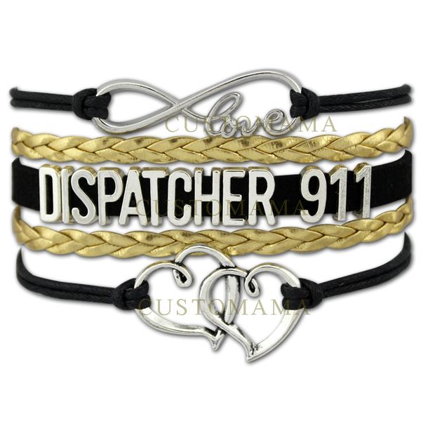 Custom-Infinity Love Dispatcher 911 Двойной Сердце Браслет Восковые Шнуры Обернуть Плетеный Кожа
Custom-Infinity Love Dispatcher 911 Двойной Сердце Браслет Восковые Шнуры Обернуть Плетеный Кожа