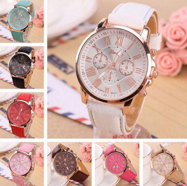 Fashion women dress geneva watch women rose gold color Fashion Watch women dress watches leather strap watches
Fashion women dress geneva watch women rose gold color Fashion Watch women dress watches leather strap watches