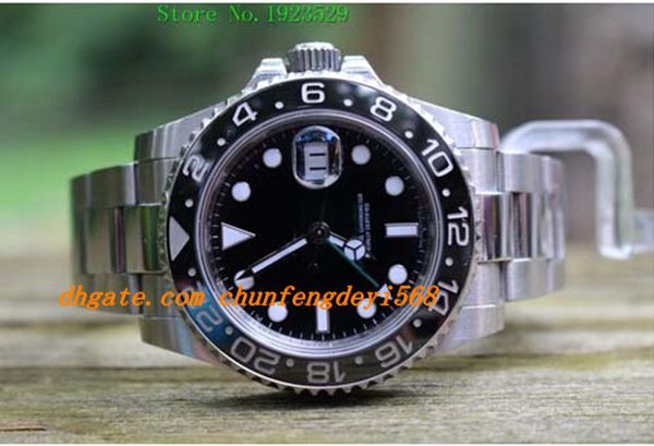 original box certificate luxury watches wristwatch ceramic 2 ii 116710 black dial stainless steel automatic mens men's watch, Slivery;brown
original box certificate luxury watches wristwatch ceramic 2 ii 116710 black dial stainless steel automatic mens men's watch, Slivery;brown