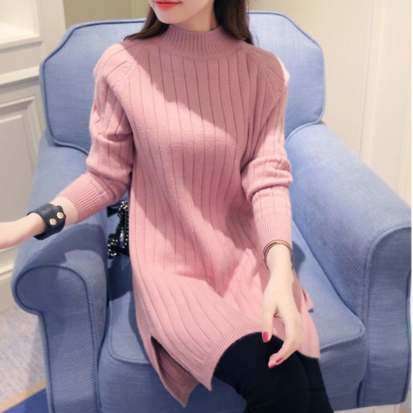 wholesale-women turtleneck sweater slit dress 2016 full sleeve knitting pullovers female fall winter half high neck jumper sweater dress, White;black
wholesale-women turtleneck sweater slit dress 2016 full sleeve knitting pullovers female fall winter half high neck jumper sweater dress, White;black