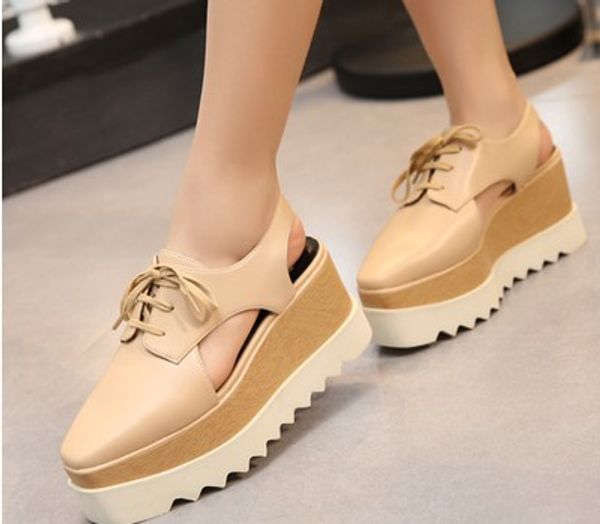 hot stella элиз вырез платформа оксфорд платформы обувь lace-up wedge кожа клин пятки площади toe женщин сандалии обувь 33-41 бесплатная дос, Black
hot stella элиз вырез платформа оксфорд платформы обувь lace-up wedge кожа клин пятки площади toe женщин сандалии обувь 33-41 бесплатная дос, Black