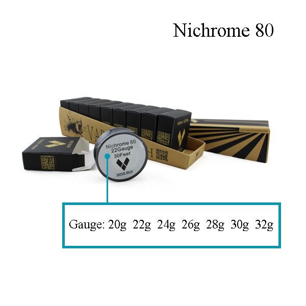 Newest Vapor Tech Nichrome 80 Wire Heating Resistance Coil 30Feet Spool AWG 22 24 26 28 30 32 Gauge for RDA Atomizer
Newest Vapor Tech Nichrome 80 Wire Heating Resistance Coil 30Feet Spool AWG 22 24 26 28 30 32 Gauge for RDA Atomizer