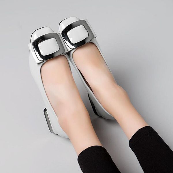 women's chunky heels pumps party square toe patent leather shoes lady work office shoes women formal dress shoes, Black
women's chunky heels pumps party square toe patent leather shoes lady work office shoes women formal dress shoes, Black