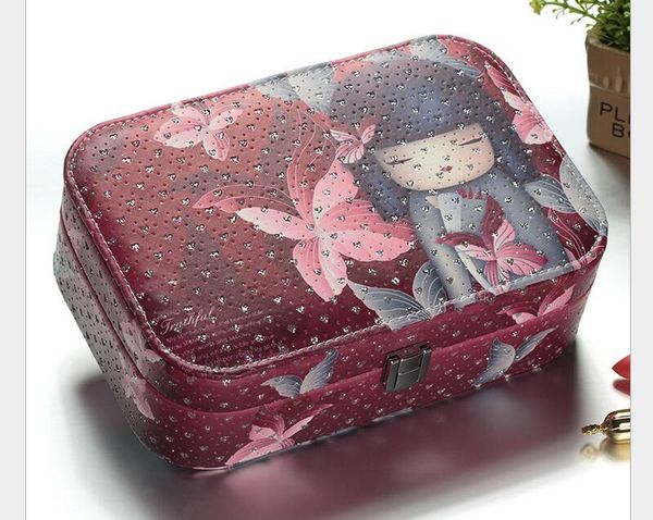 europe and america cosmetic cases leather printed lady jewelry box protable makeup bags
europe and america cosmetic cases leather printed lady jewelry box protable makeup bags