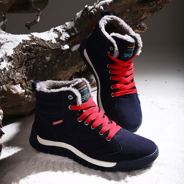 men boots plus size 48 men's winter shoes warm fur snow boots 2019 classic winter sneakers ankle shoes men footwear, Black
men boots plus size 48 men's winter shoes warm fur snow boots 2019 classic winter sneakers ankle shoes men footwear, Black