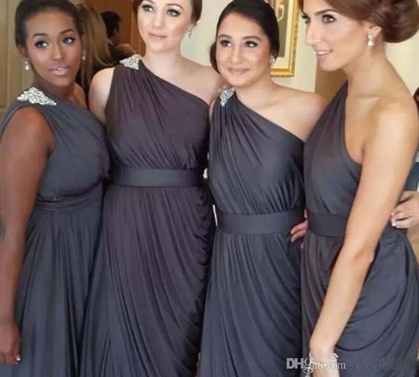girls one shoulder bridesmaid dresses real image sash ruched front split long prom dresses charming sheath-style wedding party dresses, White;pink
girls one shoulder bridesmaid dresses real image sash ruched front split long prom dresses charming sheath-style wedding party dresses, White;pink