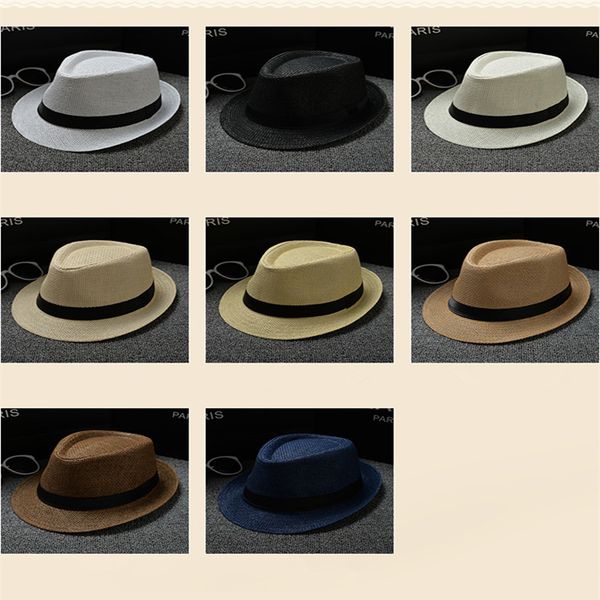 vogue men women hat kids children straw hats cap soft fedora panama belt hats outdoor stingy brim caps spring summer beach lc613, Blue;gray
vogue men women hat kids children straw hats cap soft fedora panama belt hats outdoor stingy brim caps spring summer beach lc613, Blue;gray