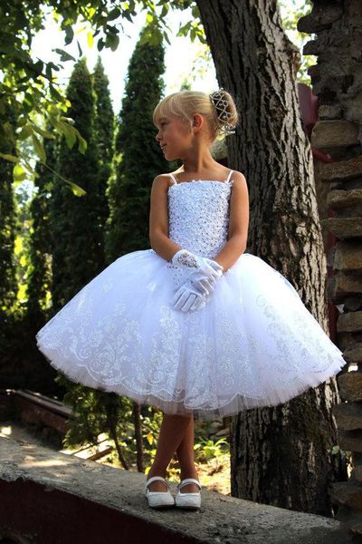 white princess flower girl dresses for wedding crystal applique spaghetti strap short lace tulle child pageant gowns communion dresses f69, White;blue
white princess flower girl dresses for wedding crystal applique spaghetti strap short lace tulle child pageant gowns communion dresses f69, White;blue