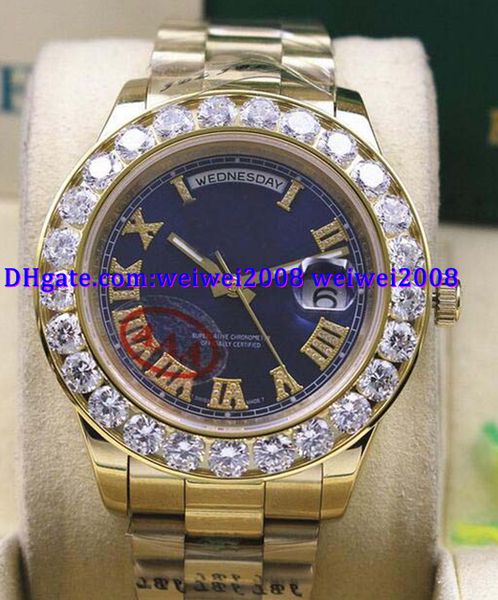 luxury watch box blue dial mens day-date 2 ii 18k 41mm president yellow gold bigger diamond mechanical men watches, Slivery;brown
luxury watch box blue dial mens day-date 2 ii 18k 41mm president yellow gold bigger diamond mechanical men watches, Slivery;brown