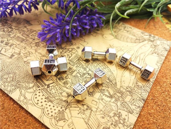 15pcs-- 25*12mm hole :2mm antique silver plated barbell ,dumbell charms pendants for jewelry making diy handmade craft, Bronze;silver
15pcs-- 25*12mm hole :2mm antique silver plated barbell ,dumbell charms pendants for jewelry making diy handmade craft, Bronze;silver