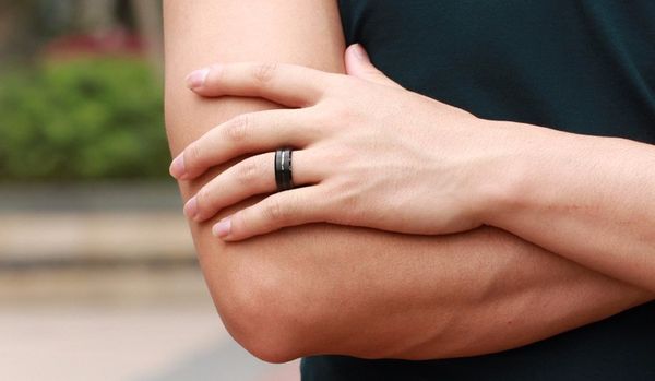 2019 fashion men's 8mm black tungsten carbide ring wedding engagement ring promise ring comfortable fit men's jewelry us size 7, Silver
2019 fashion men's 8mm black tungsten carbide ring wedding engagement ring promise ring comfortable fit men's jewelry us size 7, Silver