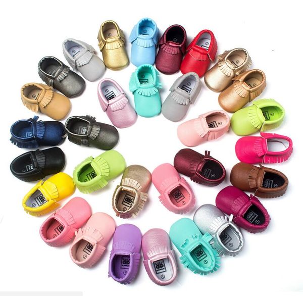 new design solid colors handmade pu leather baby shoes kids toddler soft sole moccs baby moccasins
new design solid colors handmade pu leather baby shoes kids toddler soft sole moccs baby moccasins