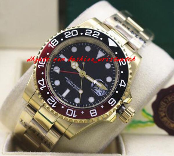 fashion luxury new 18kt yellow gold ii 116718 red black ceramic bezel automatic mechanical men watches quality, Slivery;brown
fashion luxury new 18kt yellow gold ii 116718 red black ceramic bezel automatic mechanical men watches quality, Slivery;brown