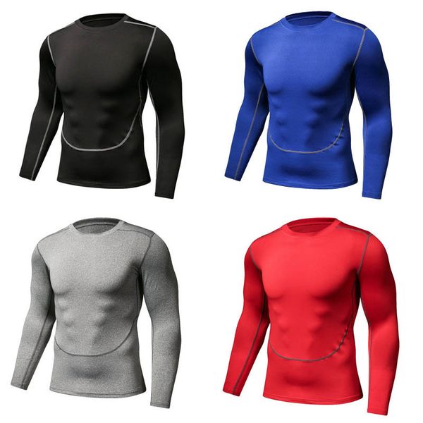 Men Sportwear Five colors Men Sports Slim Quick-drying breathable elastic tights Long Sleeve T-shirts Casual tees training tops
Men Sportwear Five colors Men Sports Slim Quick-drying breathable elastic tights Long Sleeve T-shirts Casual tees training tops