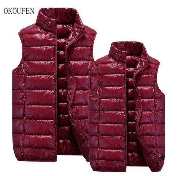 wholesale- okoufen brand clothing winter chaleco hombre fashion down vest casual slim mens warm vestm-4xl, Black;white
wholesale- okoufen brand clothing winter chaleco hombre fashion down vest casual slim mens warm vestm-4xl, Black;white