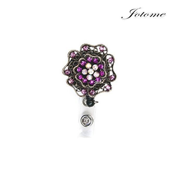 100pcs lot china wholeasale pansy flower rhinestone retractable badge reel rhinestone id badge holder nurse retractable, Gray
100pcs lot china wholeasale pansy flower rhinestone retractable badge reel rhinestone id badge holder nurse retractable, Gray