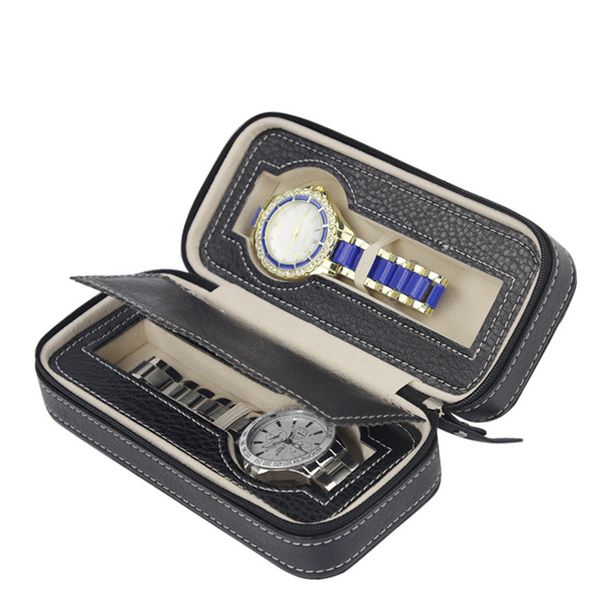 Zippered Luxury Storage Case Organizer Leatherette 2 Slots Watch Box Case Wallet Design Storage Watches Travel Box Sport Easy
Zippered Luxury Storage Case Organizer Leatherette 2 Slots Watch Box Case Wallet Design Storage Watches Travel Box Sport Easy