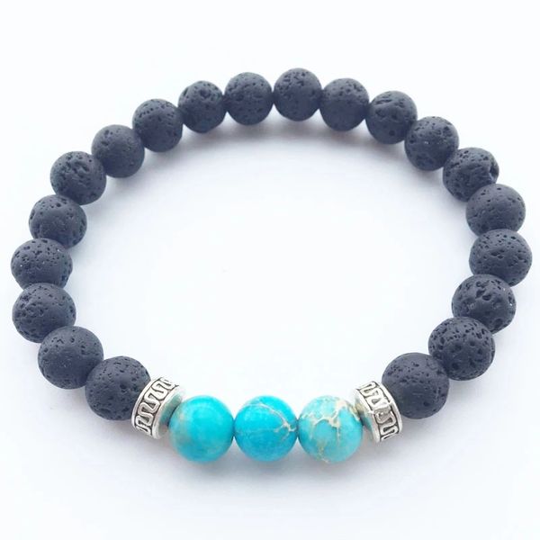 wholesale new trendy lava beads bracelet for women bohemian energy beaded stretch bracelets jewelry chirstmas gift, Black
wholesale new trendy lava beads bracelet for women bohemian energy beaded stretch bracelets jewelry chirstmas gift, Black