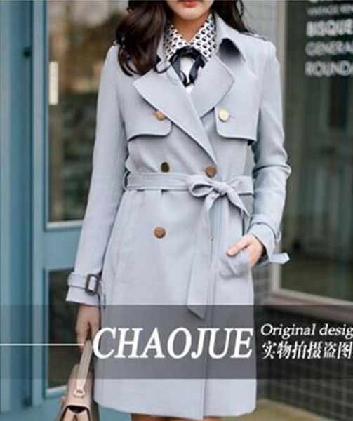 women in the spring and autumn new han edition boutique fashion long trench coat of pure color big yards / s-4xl, Black
women in the spring and autumn new han edition boutique fashion long trench coat of pure color big yards / s-4xl, Black