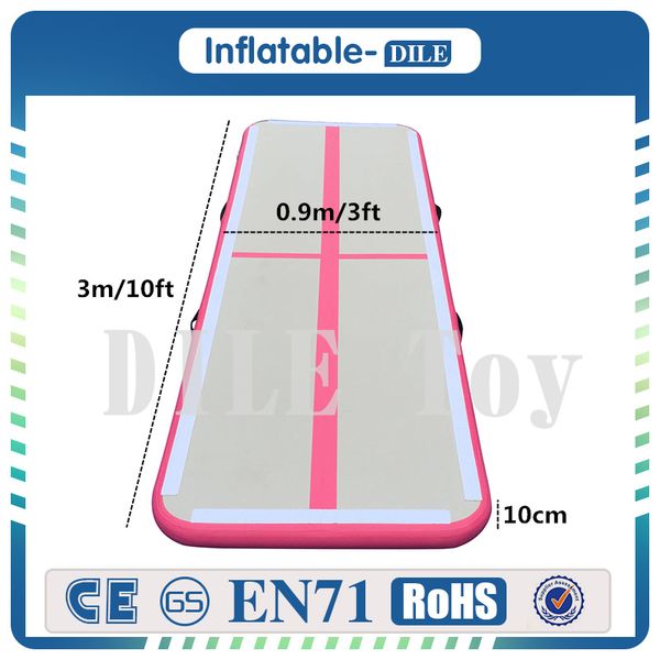 3x0.9x0.1m inflatable air track floor home gymnastic cheerleading tumbling mat gym with one pump
3x0.9x0.1m inflatable air track floor home gymnastic cheerleading tumbling mat gym with one pump