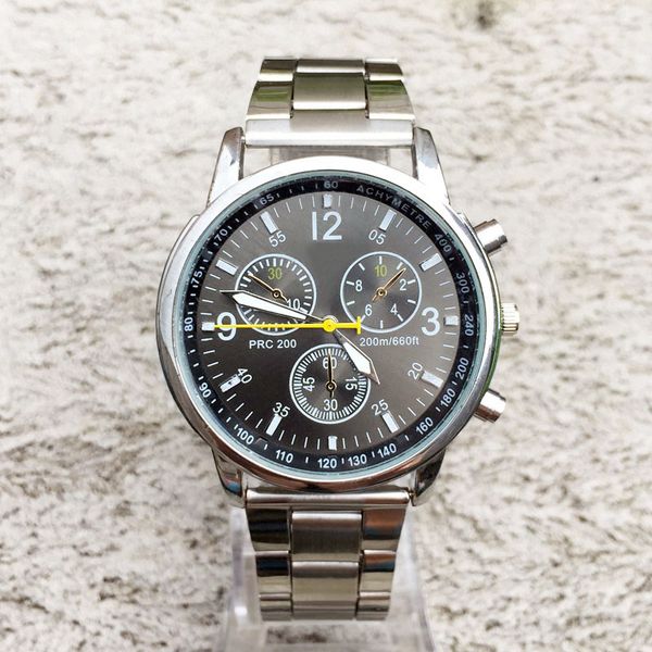 Fashion Brand TISSO 1853 Women's men's 3 dials style metal steel band Quartz wrist watch 8077
Fashion Brand TISSO 1853 Women's men's 3 dials style metal steel band Quartz wrist watch 8077