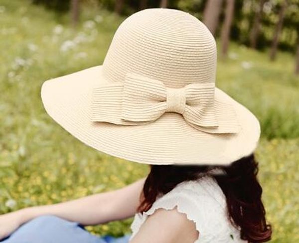 3 color straw sun hat with bowtie women floppy wide brim church hats sun visor summer beach bucket hat korean style halloween gift, Blue;gray
3 color straw sun hat with bowtie women floppy wide brim church hats sun visor summer beach bucket hat korean style halloween gift, Blue;gray