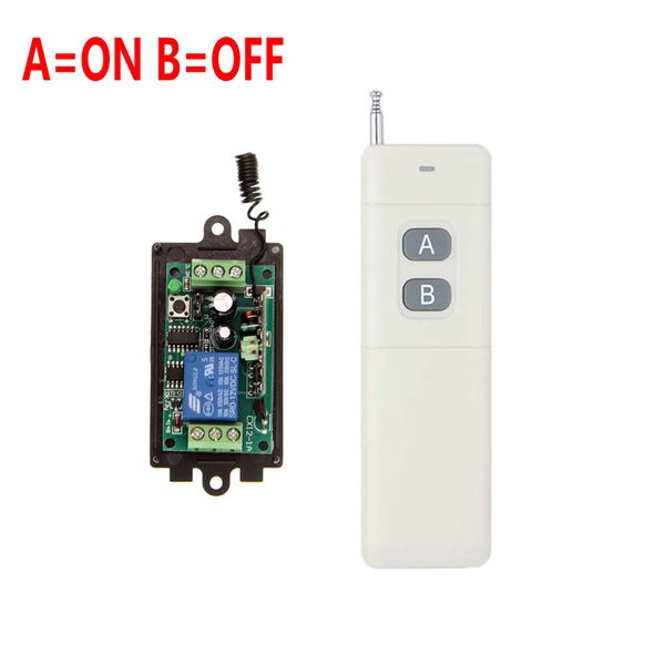 3000m long dc 9v 12v 24v 1 ch 1ch rf wirele remote control witch y tem tran mitter receiver latched a on b off
3000m long dc 9v 12v 24v 1 ch 1ch rf wirele remote control witch y tem tran mitter receiver latched a on b off