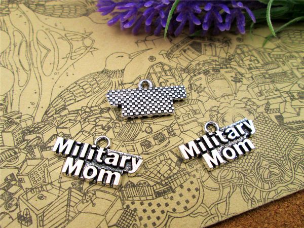 45pcs-- 13*25mm antique silver military mom one side charm diy charms pendants, Bronze;silver
45pcs-- 13*25mm antique silver military mom one side charm diy charms pendants, Bronze;silver