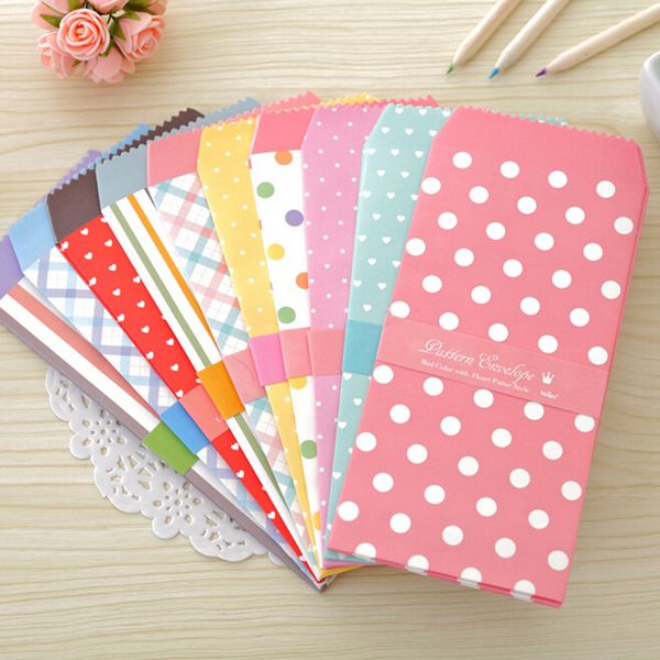 wholesale- 5 pcs/bag korean cartoon paper envelope colorful dot star envelope stationery envelope for wedding letter invitation
wholesale- 5 pcs/bag korean cartoon paper envelope colorful dot star envelope stationery envelope for wedding letter invitation
