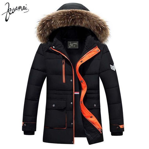 wholesale- kuamai fur men 2021 parka brand clothing quality cotton collar warm casual jacket fashion men winter slim wind down coat xxx pdhg, Black
wholesale- kuamai fur men 2021 parka brand clothing quality cotton collar warm casual jacket fashion men winter slim wind down coat xxx pdhg, Black