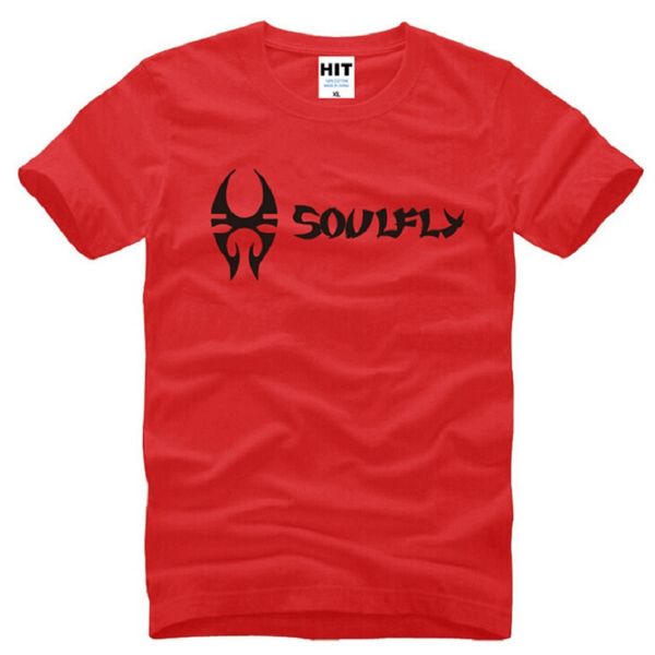 new soulfly printed t shirts men cotton short sleeve thrash metal rock men's t-shirt fashion male rock street hip hop tees, White;black
new soulfly printed t shirts men cotton short sleeve thrash metal rock men's t-shirt fashion male rock street hip hop tees, White;black