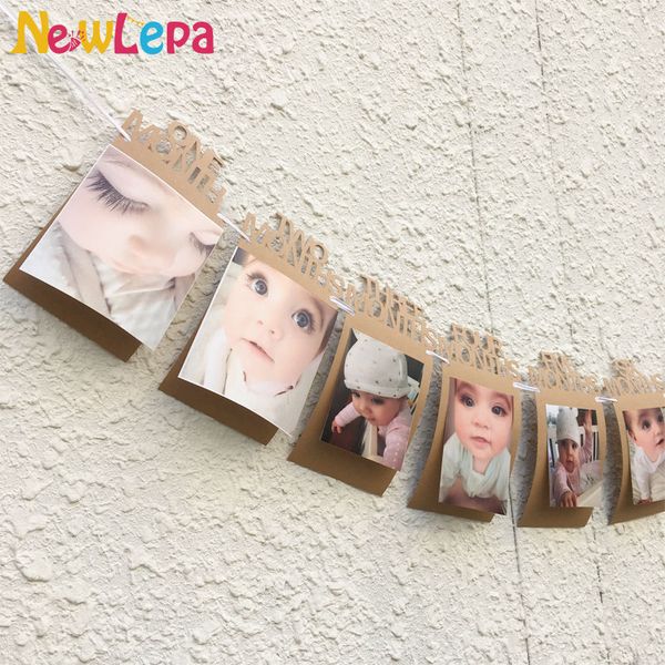 wholesale- diy monthly paper 1st one year p booth birthday banner string flag accesorios p frame ps party decoration
wholesale- diy monthly paper 1st one year p booth birthday banner string flag accesorios p frame ps party decoration