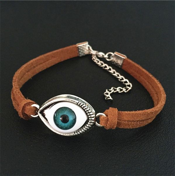 wholesale- new vintage silver turkish blue evil eye bracelets leather charm bracelets for women men wristband jewelry braccialetto di cuoio, Golden;silver
wholesale- new vintage silver turkish blue evil eye bracelets leather charm bracelets for women men wristband jewelry braccialetto di cuoio, Golden;silver