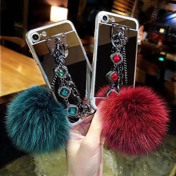 For Samsung galaxy note 4 5 8 A5 A7 A8 2018 Luxury Fashion Diamond Bracelet chain Fox soft pompom fur ball mirror case cover
For Samsung galaxy note 4 5 8 A5 A7 A8 2018 Luxury Fashion Diamond Bracelet chain Fox soft pompom fur ball mirror case cover