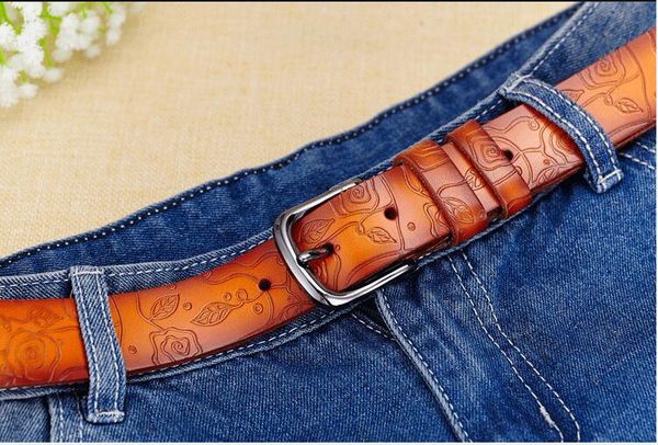 wholesale- ms. rose embossed leather belt fashion women's 100% leather belt leisure wild ing, Black;brown
wholesale- ms. rose embossed leather belt fashion women's 100% leather belt leisure wild ing, Black;brown
