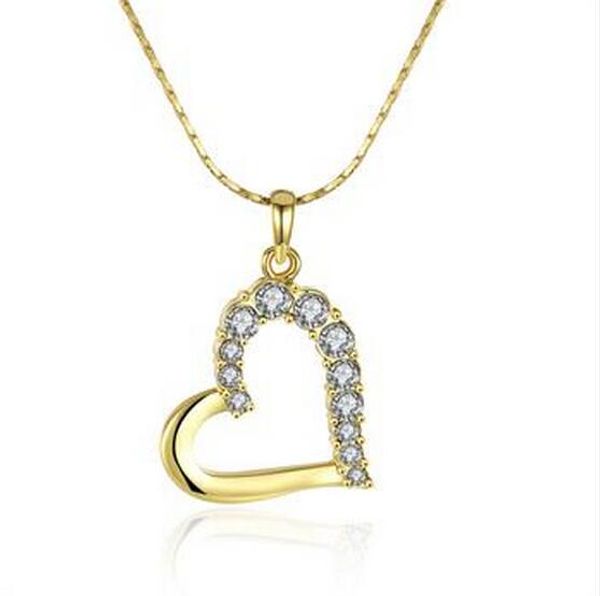 charms brand new 24k 18k yellow gold heart pendant necklaces jewelry gn512 fashion gemstone crystal necklace christmas gift, Silver
charms brand new 24k 18k yellow gold heart pendant necklaces jewelry gn512 fashion gemstone crystal necklace christmas gift, Silver