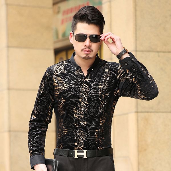 wholesale- men's shirt long sleeve male business casual velvet fashion formal men dress shirts for man slim masculina camisa, White;black
wholesale- men's shirt long sleeve male business casual velvet fashion formal men dress shirts for man slim masculina camisa, White;black
