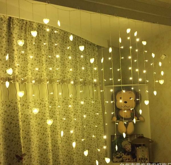 new arrival 2m*1.6m 128leds wedding led lights curtain heart lamps fairy christmas lights festival led garden dj light party lamps
new arrival 2m*1.6m 128leds wedding led lights curtain heart lamps fairy christmas lights festival led garden dj light party lamps