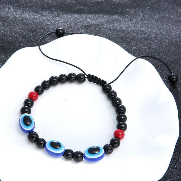new good luck turkish evil eye beaded jewelry handmade hamsa hand rope knit charm bracelet ing, Black
new good luck turkish evil eye beaded jewelry handmade hamsa hand rope knit charm bracelet ing, Black