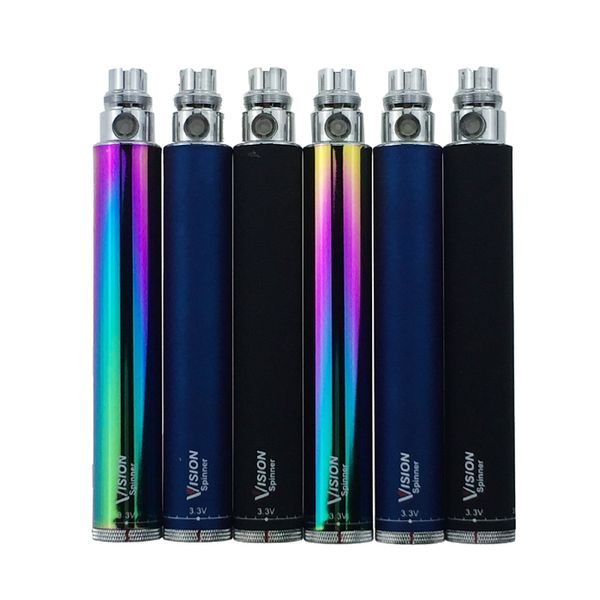 Vision Spinner eGo C Twist battery Variable Voltage 3.3~4.8V 900 mAh 1100 mAh 1300 mAh 510 thread electronic cigarette battery
Vision Spinner eGo C Twist battery Variable Voltage 3.3~4.8V 900 mAh 1100 mAh 1300 mAh 510 thread electronic cigarette battery