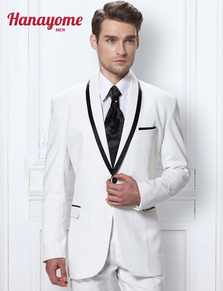 Wholesale- Korean Men Floral Suits White Suits For Men Mens White Suit Men's Two-Piece Side-Vent Modern-Fit Wedding Party Suit D288
Wholesale- Korean Men Floral Suits White Suits For Men Mens White Suit Men's Two-Piece Side-Vent Modern-Fit Wedding Party Suit D288